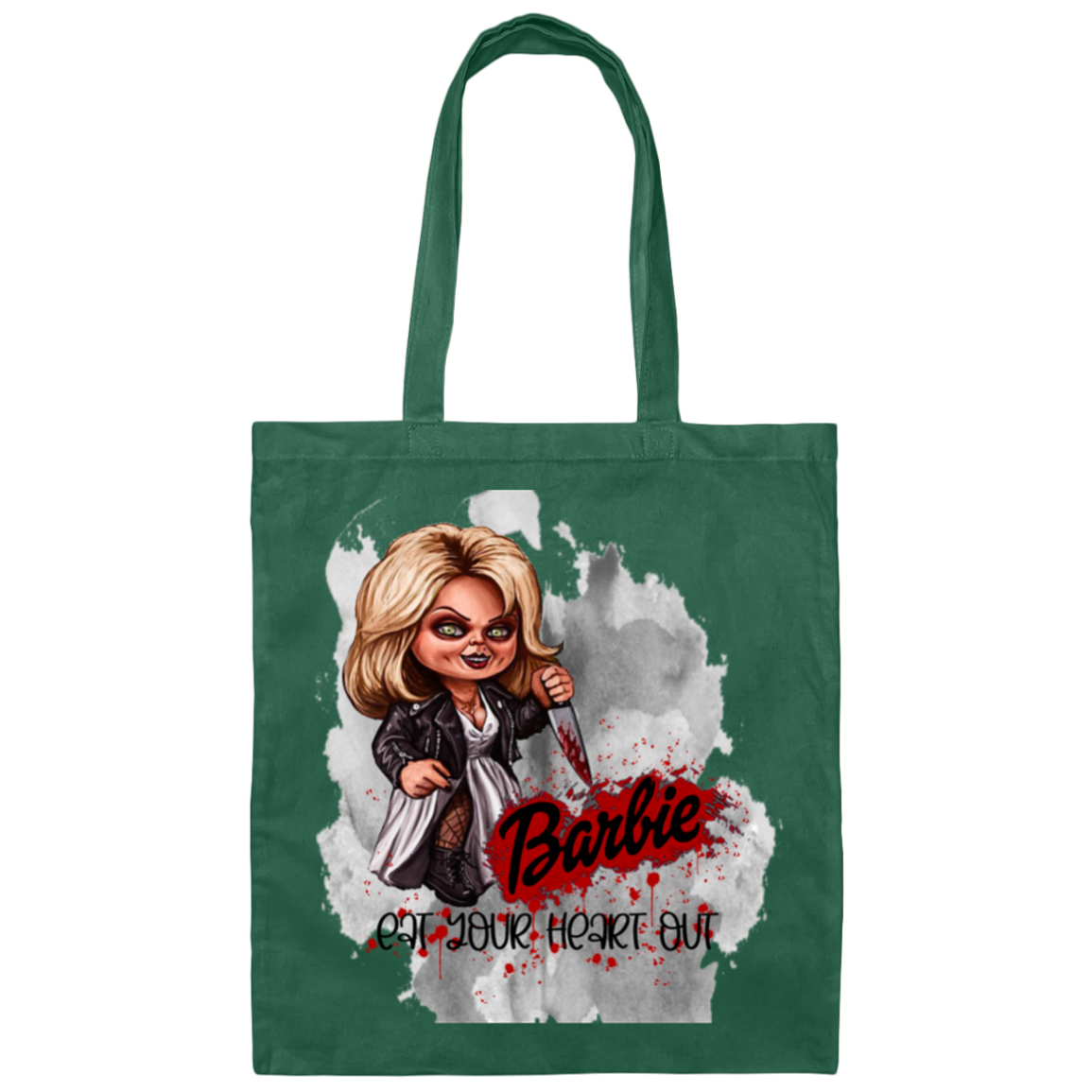 Untitled design - 2023-07-28T194333.087 BE007  Barbie Eat Your Heart Out Canvas Tote Bag