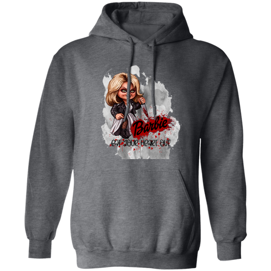 Untitled design - 2023-07-28T191920.191 Z66x  Barbie Eat Your Heart Out Pullover Hoodie 8 oz (Closeout)