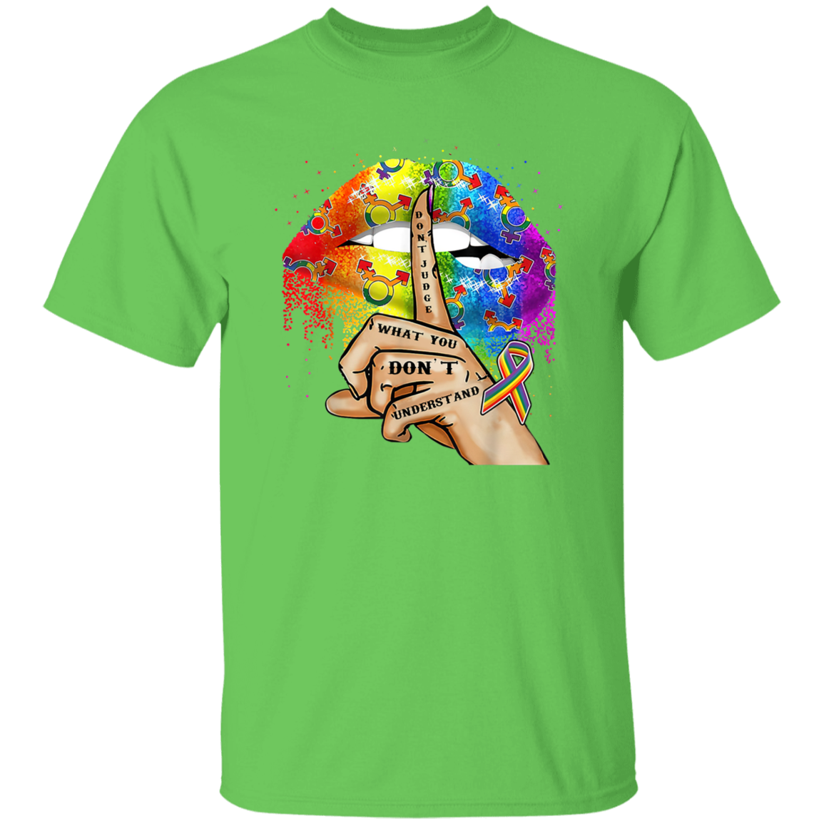 G500  Don't Judge What You Don't Understand 5.3 oz. T-Shirt