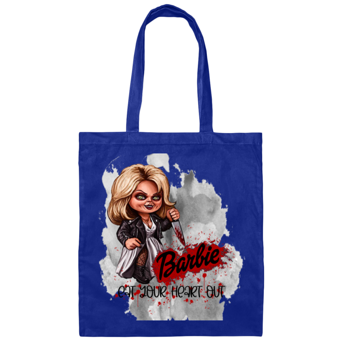 Untitled design - 2023-07-28T194333.087 BE007  Barbie Eat Your Heart Out Canvas Tote Bag