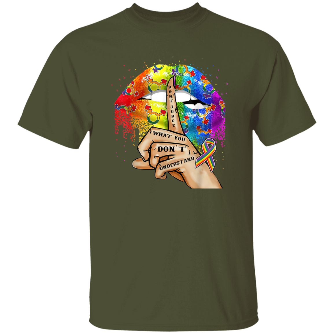 G500  Don't Judge What You Don't Understand 5.3 oz. T-Shirt