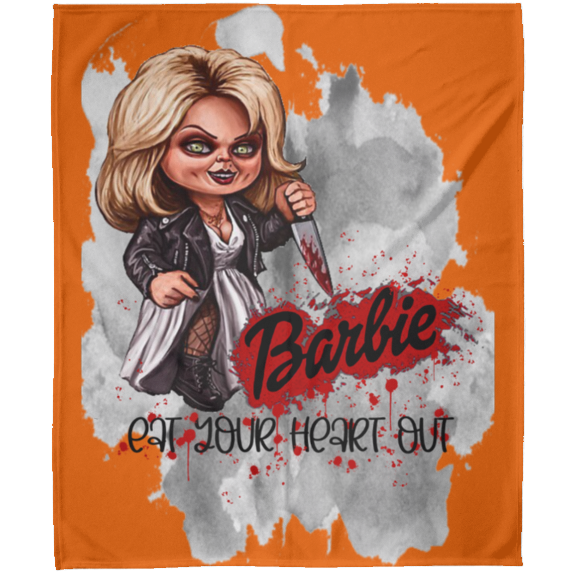 Untitled design - 2023-07-28T200054.043 FLM Barbie Eat Your Heart Out Arctic Fleece Blanket 50x60
