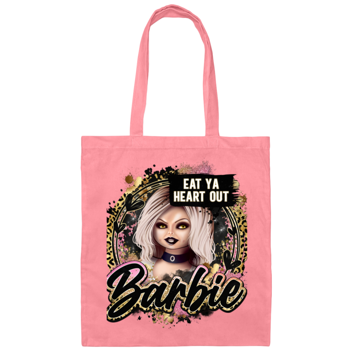 Untitled design (97) BE007 Eat Ya Heart Out Canvas Tote Bag