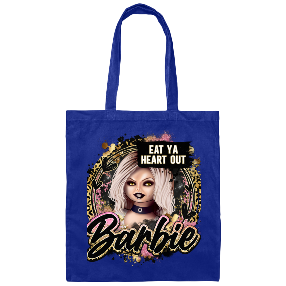 Untitled design (97) BE007 Eat Ya Heart Out Canvas Tote Bag