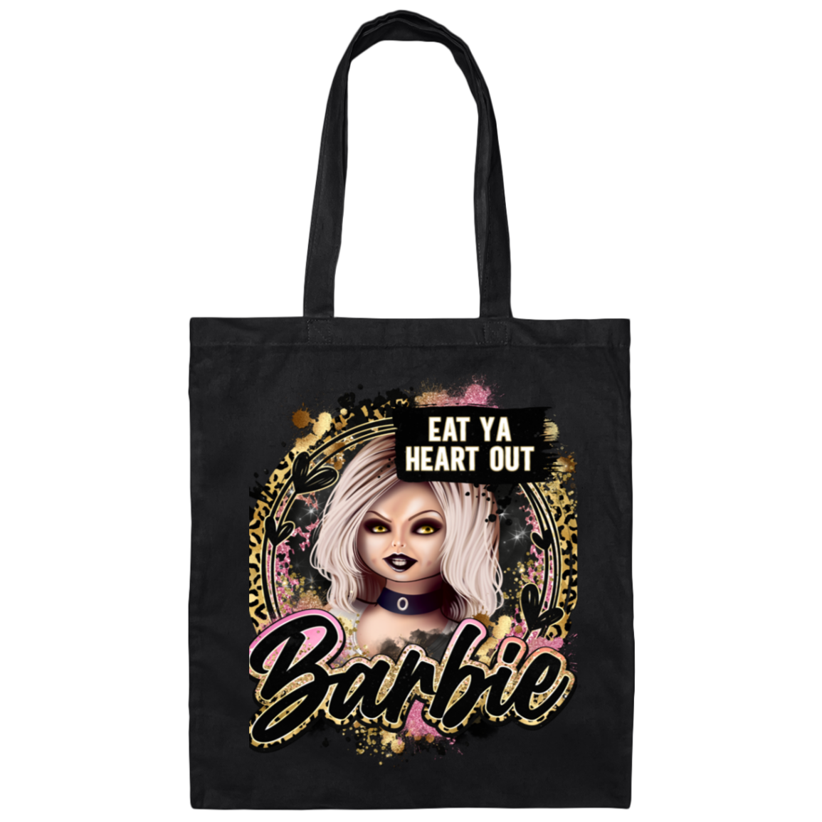 Untitled design (97) BE007 Eat Ya Heart Out Canvas Tote Bag