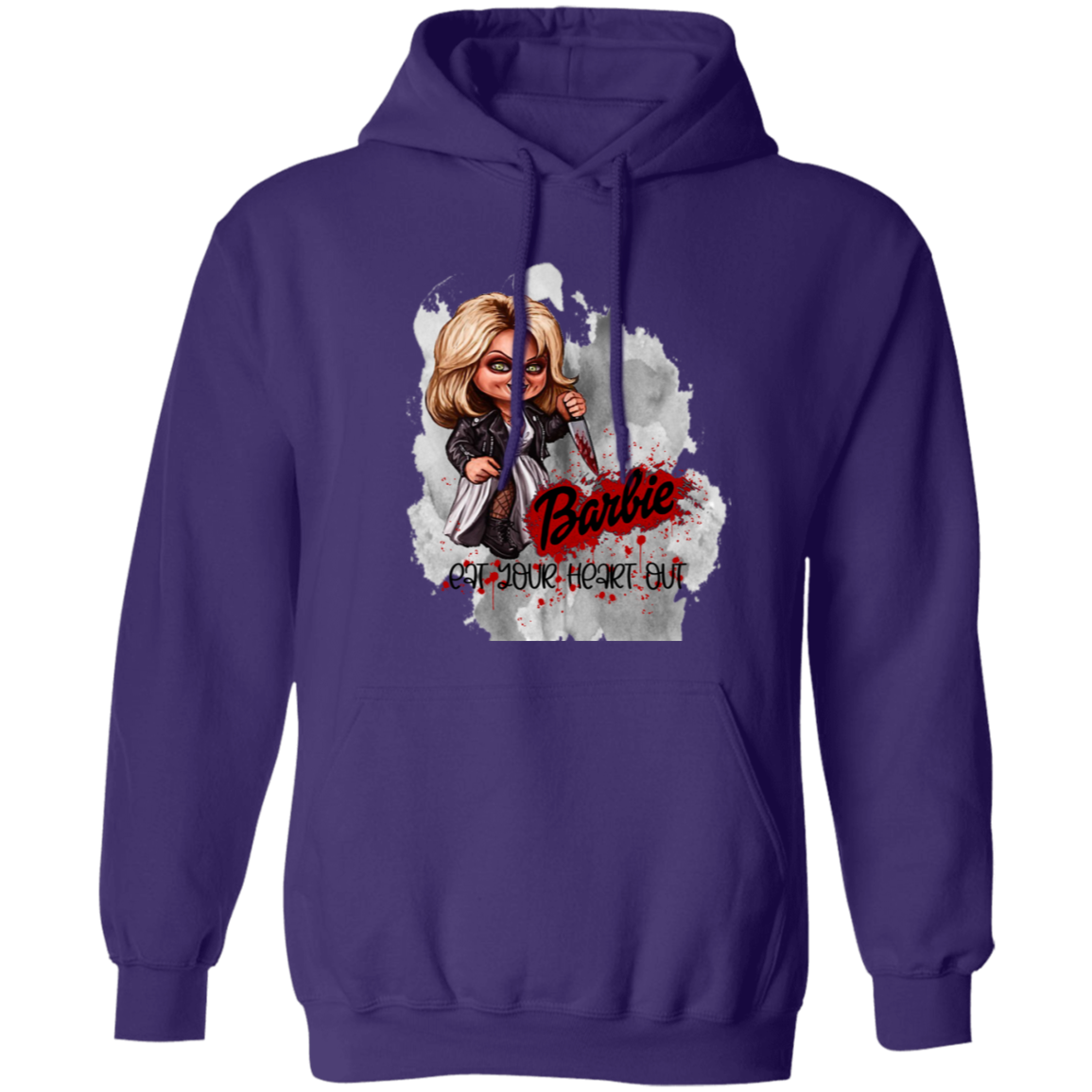 Untitled design - 2023-07-28T191920.191 Z66x  Barbie Eat Your Heart Out Pullover Hoodie 8 oz (Closeout)