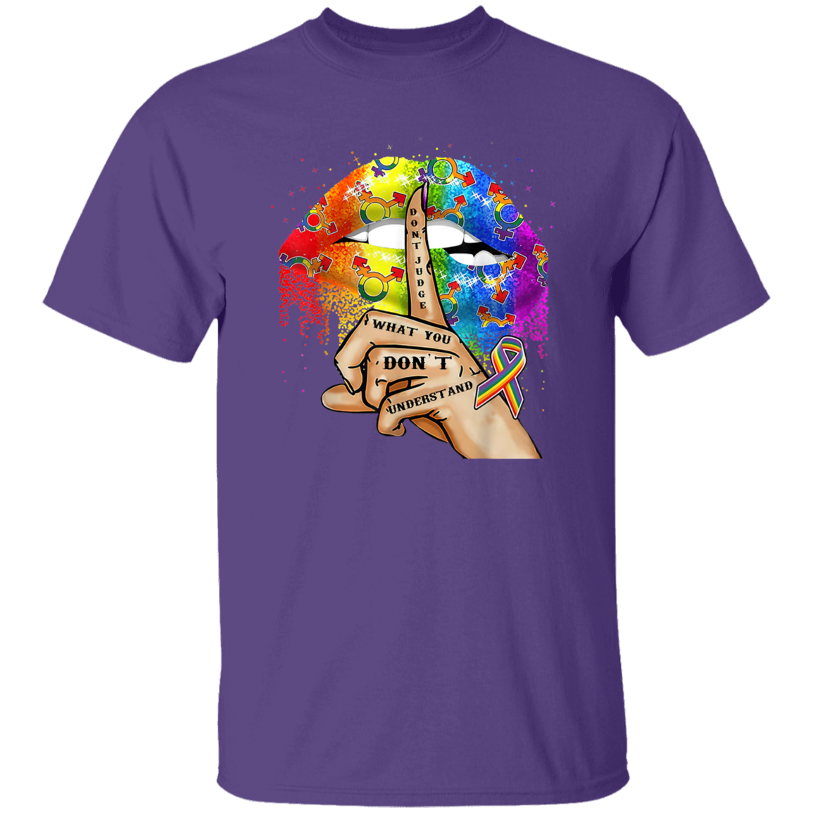 G500  Don't Judge What You Don't Understand 5.3 oz. T-Shirt