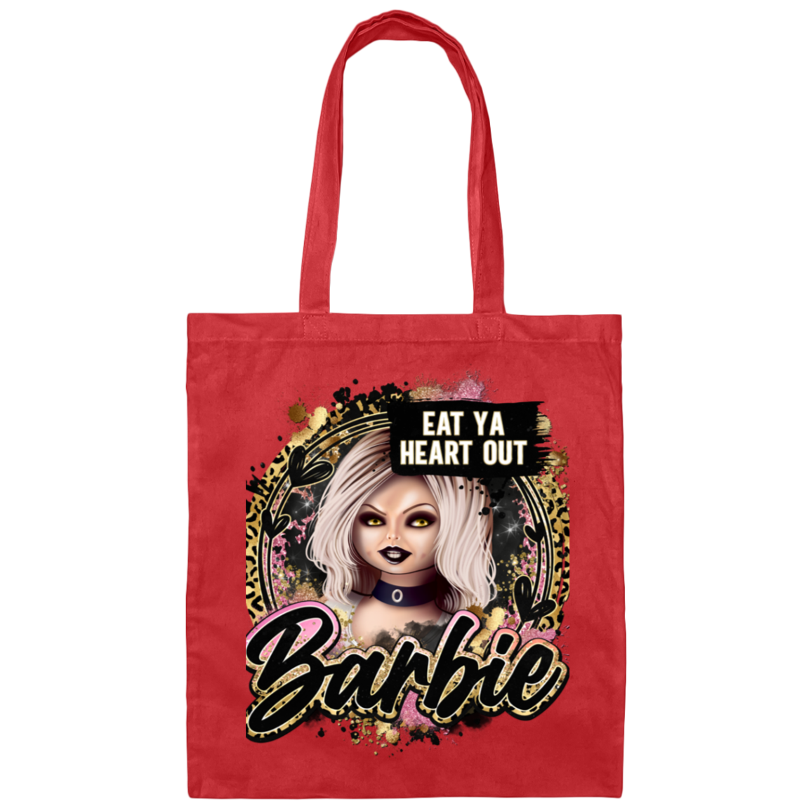 Untitled design (97) BE007 Eat Ya Heart Out Canvas Tote Bag