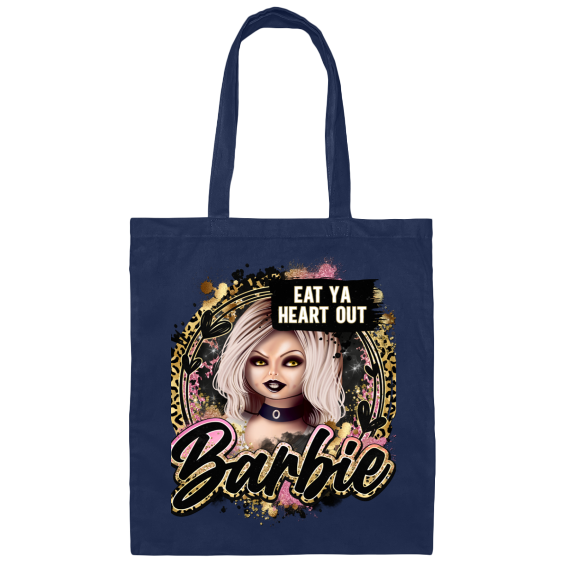 Untitled design (97) BE007 Eat Ya Heart Out Canvas Tote Bag