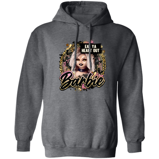 Untitled design (99) Z66x  Eat Ya Heart Out Barbie Pullover Hoodie 8 oz (Closeout)