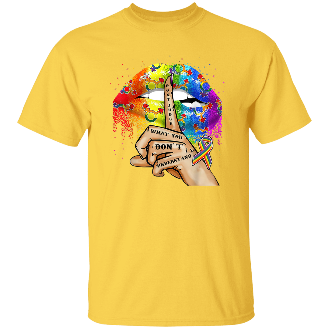 G500  Don't Judge What You Don't Understand 5.3 oz. T-Shirt