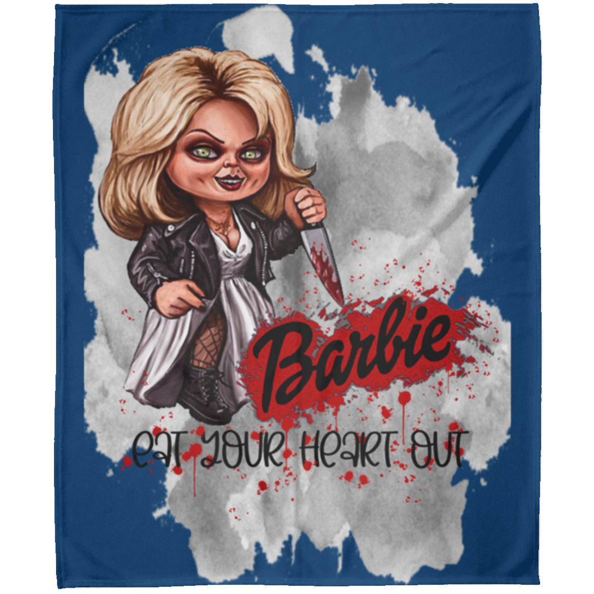 Untitled design - 2023-07-28T200054.043 FLM Barbie Eat Your Heart Out Arctic Fleece Blanket 50x60