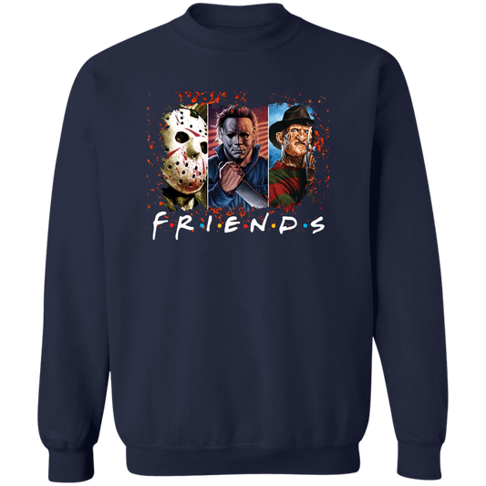 Horror Movies18 Friends Characters Crewneck Sweater / Hoodies