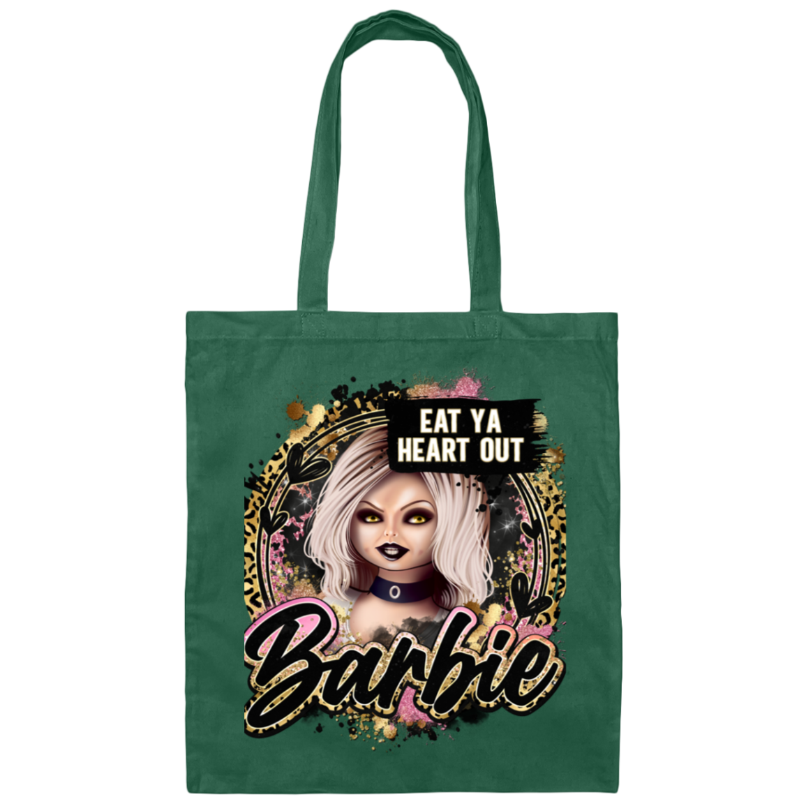 Untitled design (97) BE007 Eat Ya Heart Out Canvas Tote Bag