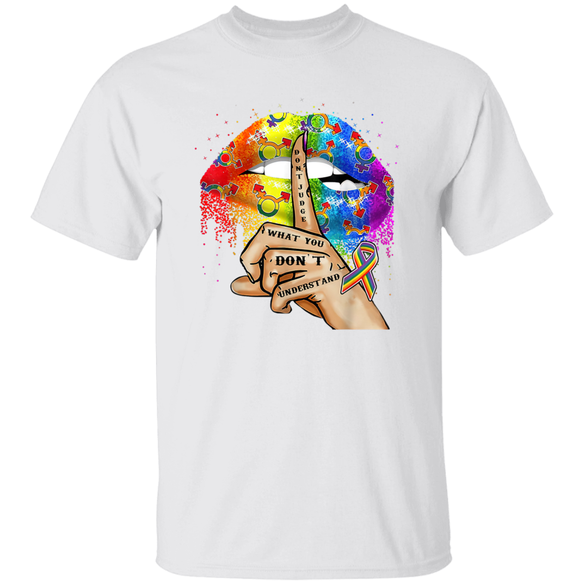 G500  Don't Judge What You Don't Understand 5.3 oz. T-Shirt