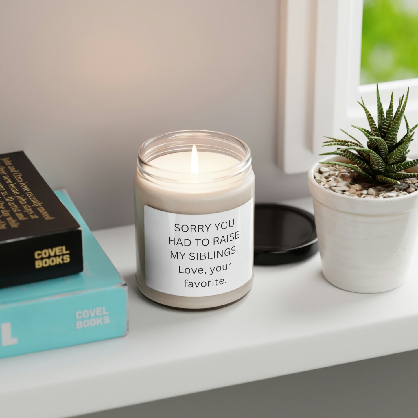 Sorry You Had To Raise My Siblings Scented Soy Candle, 9oz