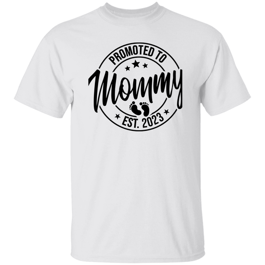 G500  Promoted  To Mommy 5.3 oz. T-Shirt