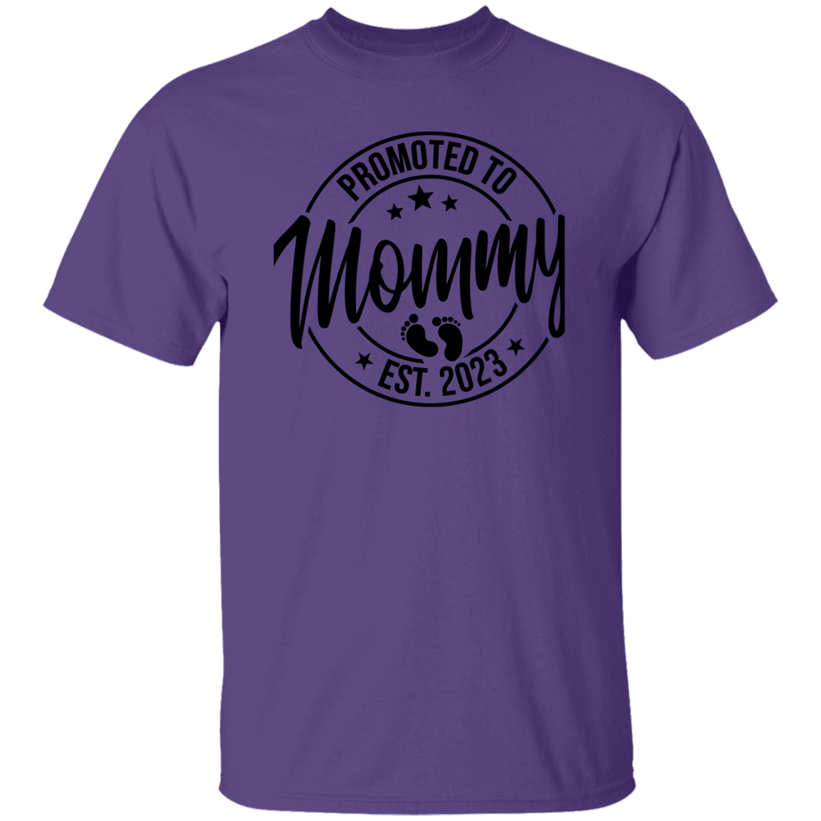 G500  Promoted  To Mommy 5.3 oz. T-Shirt