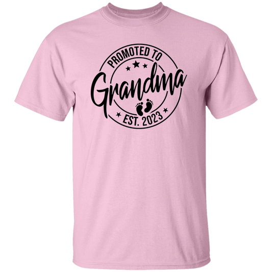 G500  Promoted To Grandma 5.3 oz. T-Shirt