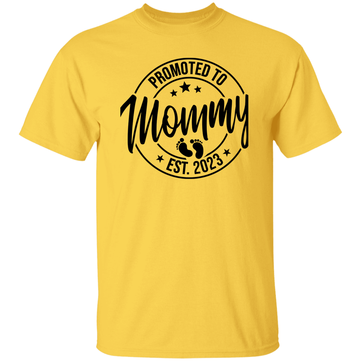 G500  Promoted  To Mommy 5.3 oz. T-Shirt