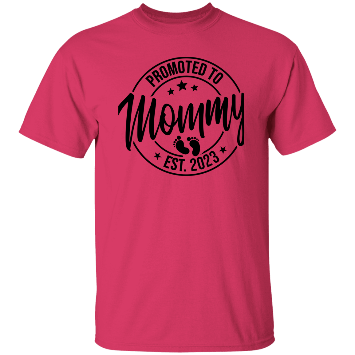 G500  Promoted  To Mommy 5.3 oz. T-Shirt