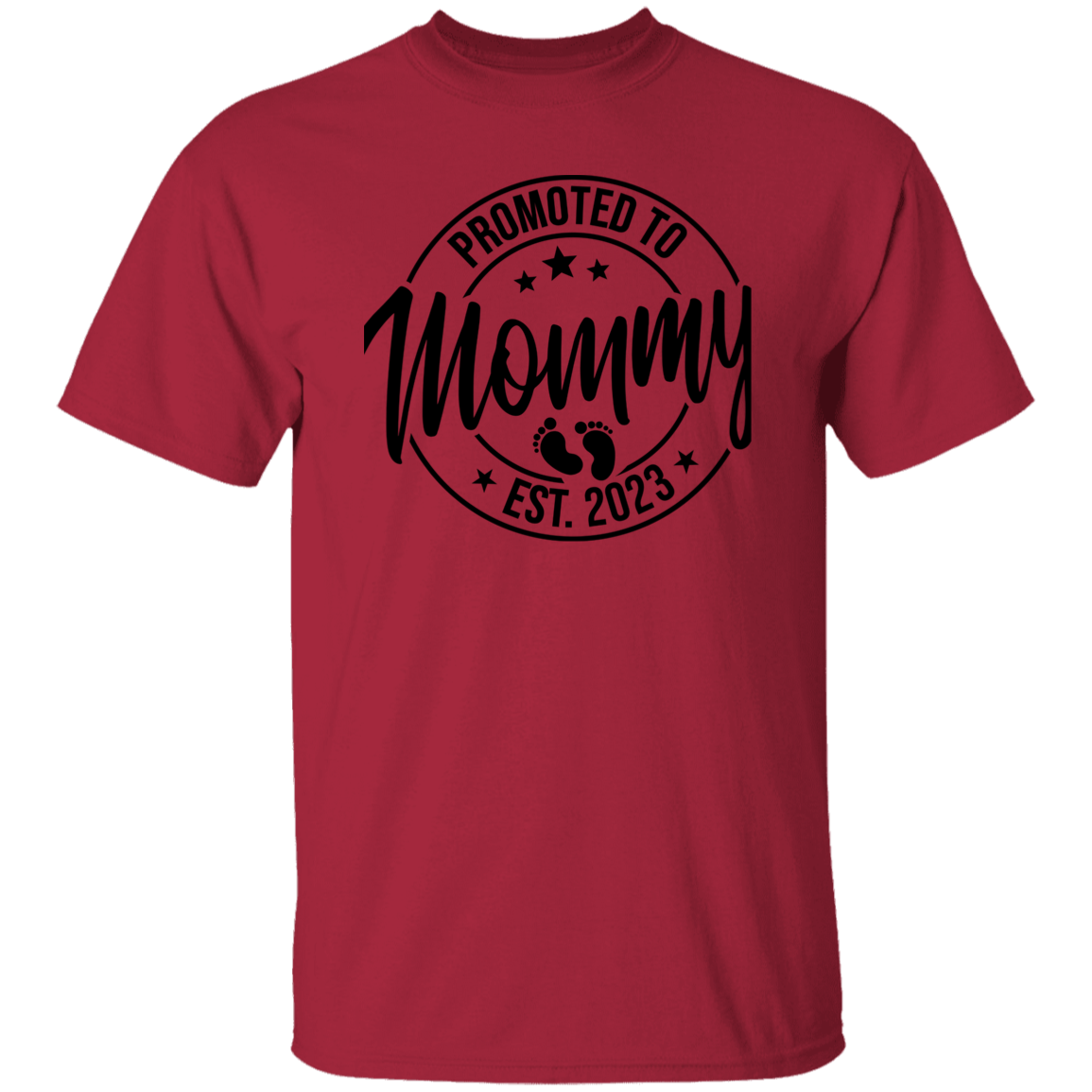 G500  Promoted  To Mommy 5.3 oz. T-Shirt
