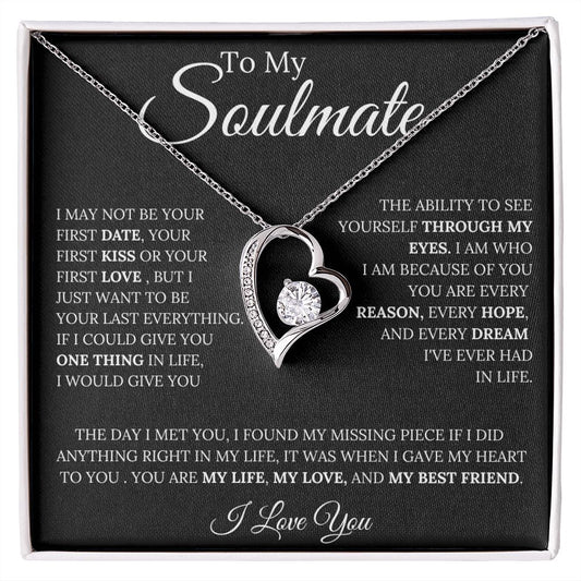 To My Soulmate / You Are My Life / Forever Love Necklace