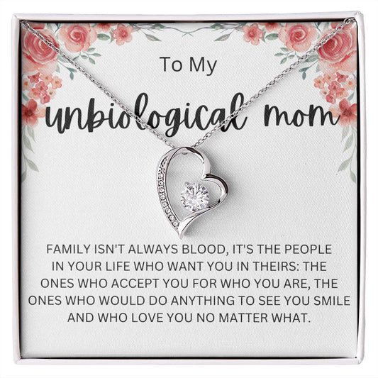 To My Unbiological Mom / Accept You For Who You Are / Forever Love Necklace